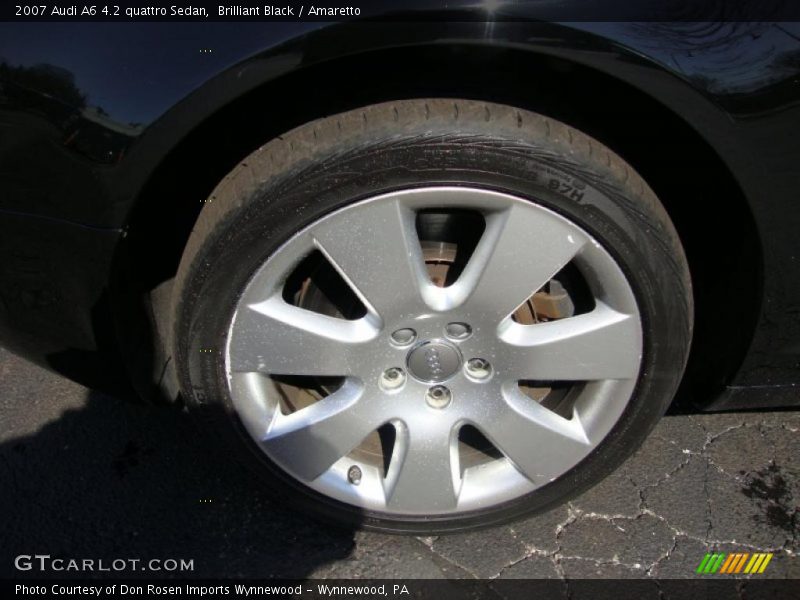 Brilliant Black / Amaretto 2007 Audi A6 4.2 quattro Sedan