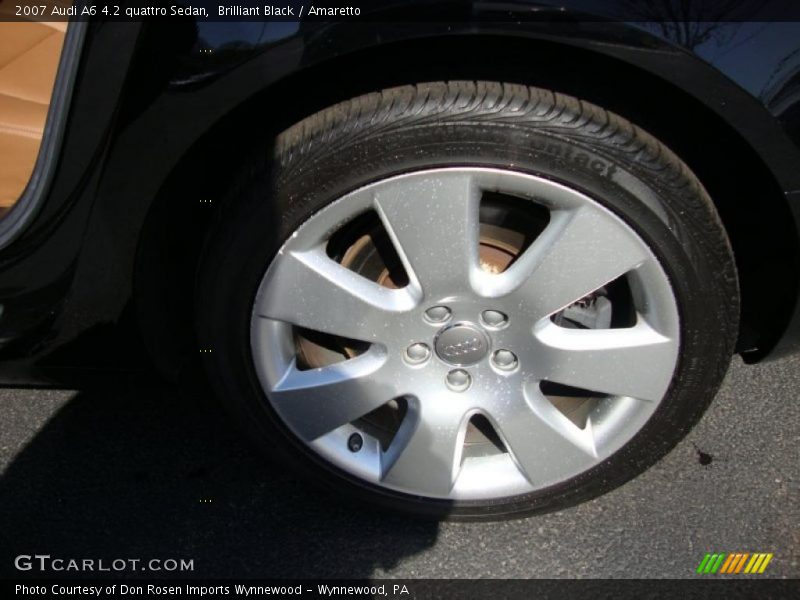 Brilliant Black / Amaretto 2007 Audi A6 4.2 quattro Sedan