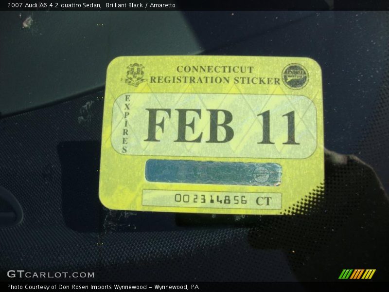 Brilliant Black / Amaretto 2007 Audi A6 4.2 quattro Sedan