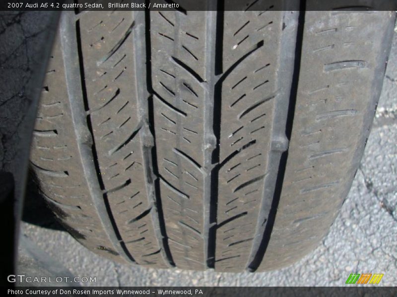 Brilliant Black / Amaretto 2007 Audi A6 4.2 quattro Sedan