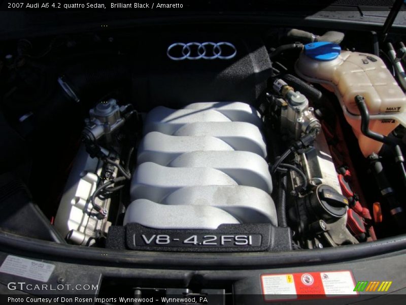 Brilliant Black / Amaretto 2007 Audi A6 4.2 quattro Sedan