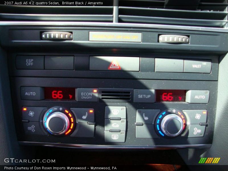 Brilliant Black / Amaretto 2007 Audi A6 4.2 quattro Sedan