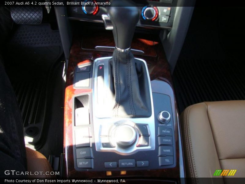 Brilliant Black / Amaretto 2007 Audi A6 4.2 quattro Sedan