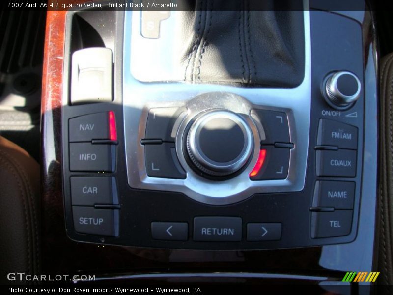 Brilliant Black / Amaretto 2007 Audi A6 4.2 quattro Sedan