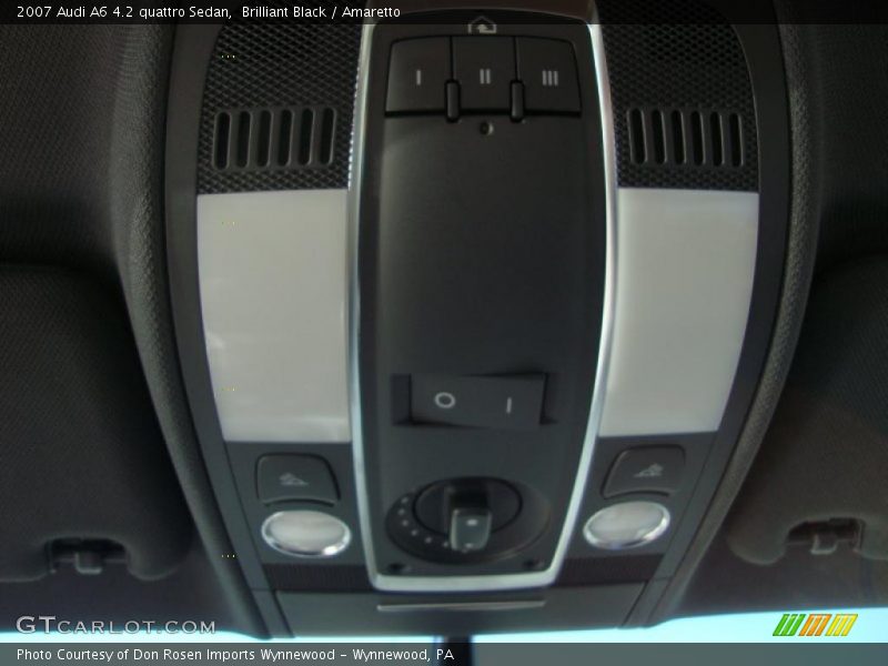 Brilliant Black / Amaretto 2007 Audi A6 4.2 quattro Sedan