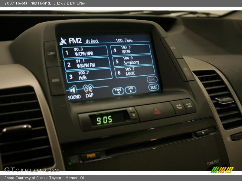 Black / Dark Gray 2007 Toyota Prius Hybrid