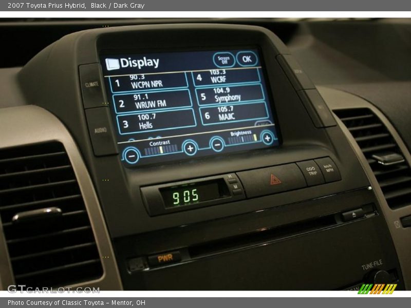 Black / Dark Gray 2007 Toyota Prius Hybrid