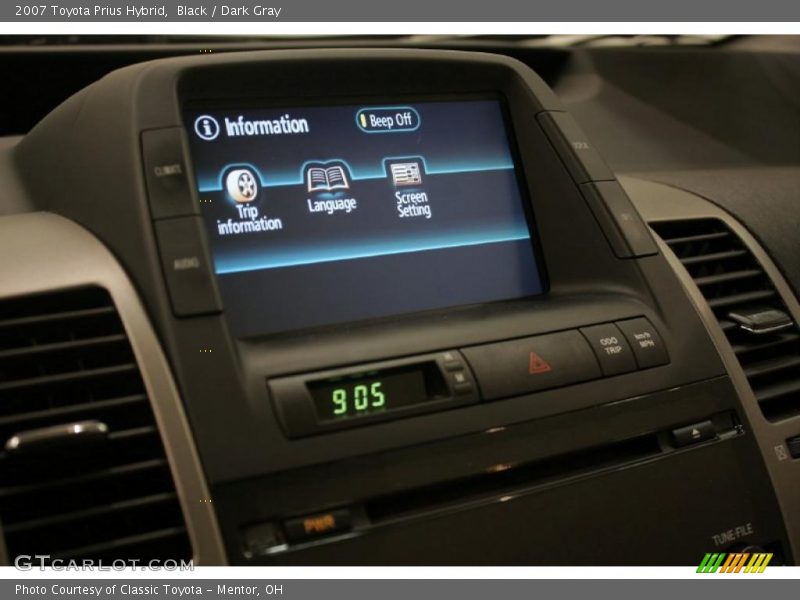 Black / Dark Gray 2007 Toyota Prius Hybrid