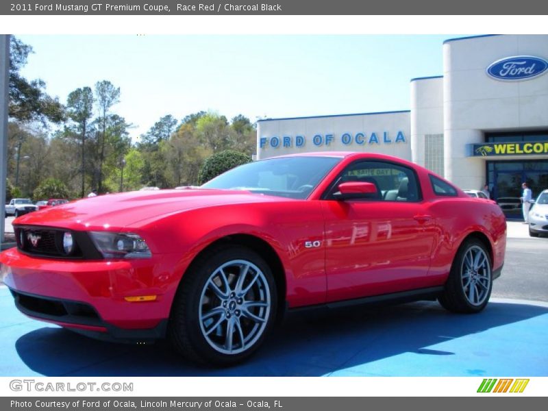 Race Red / Charcoal Black 2011 Ford Mustang GT Premium Coupe