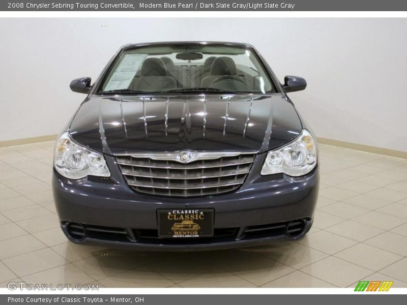 Modern Blue Pearl / Dark Slate Gray/Light Slate Gray 2008 Chrysler Sebring Touring Convertible