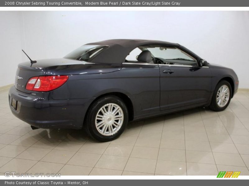 Modern Blue Pearl / Dark Slate Gray/Light Slate Gray 2008 Chrysler Sebring Touring Convertible