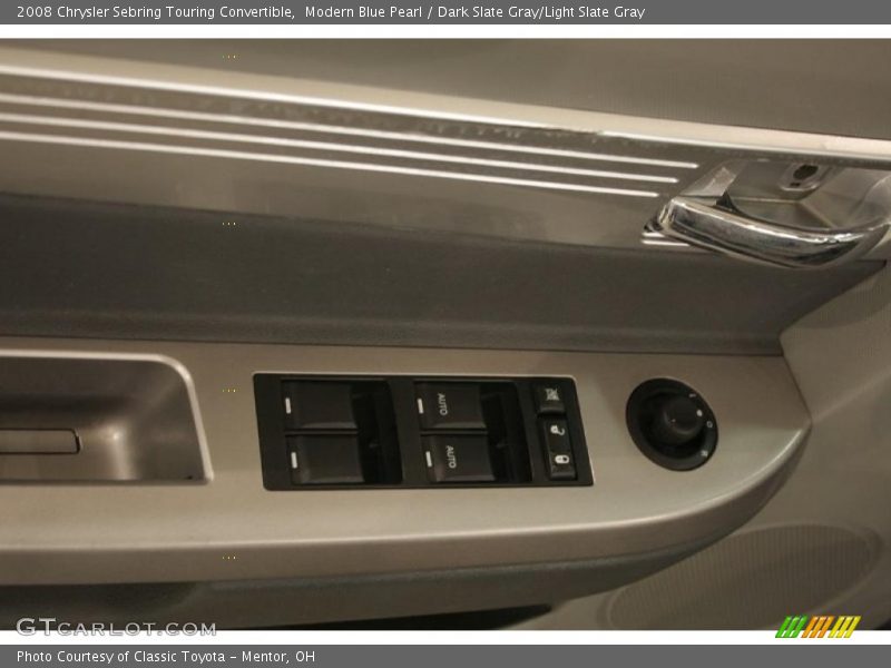 Modern Blue Pearl / Dark Slate Gray/Light Slate Gray 2008 Chrysler Sebring Touring Convertible