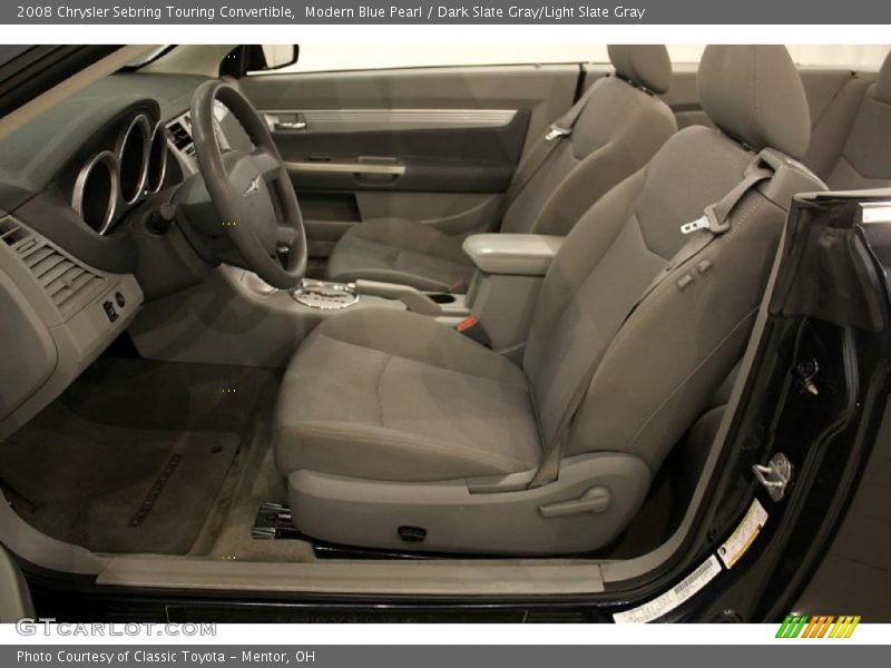 Modern Blue Pearl / Dark Slate Gray/Light Slate Gray 2008 Chrysler Sebring Touring Convertible
