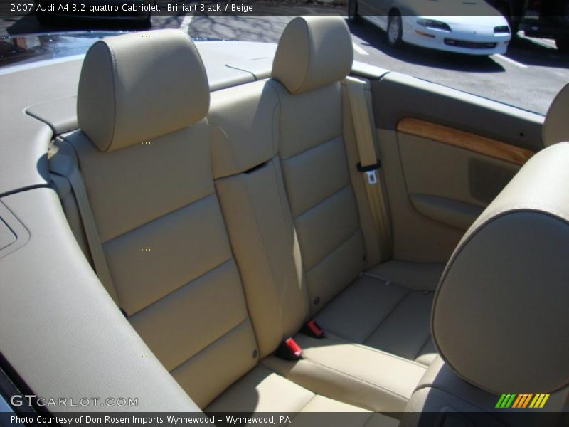 Brilliant Black / Beige 2007 Audi A4 3.2 quattro Cabriolet