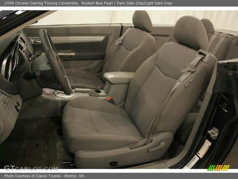Modern Blue Pearl / Dark Slate Gray/Light Slate Gray 2008 Chrysler Sebring Touring Convertible