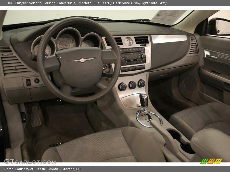 Modern Blue Pearl / Dark Slate Gray/Light Slate Gray 2008 Chrysler Sebring Touring Convertible