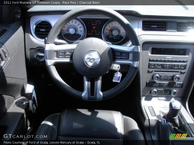 Race Red / Charcoal Black 2011 Ford Mustang GT Premium Coupe