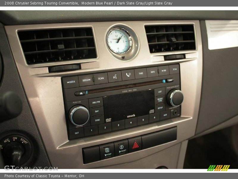 Modern Blue Pearl / Dark Slate Gray/Light Slate Gray 2008 Chrysler Sebring Touring Convertible