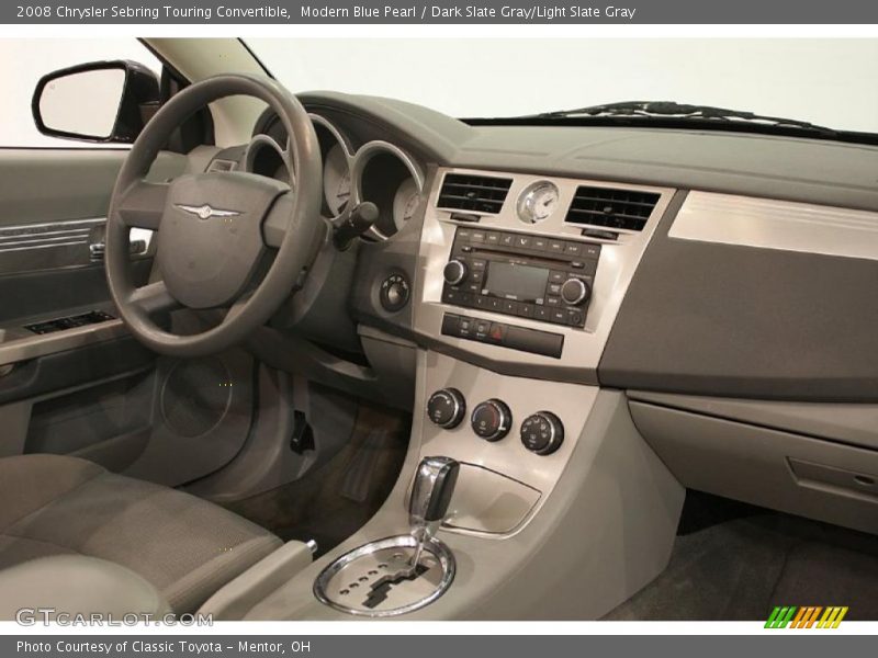 Modern Blue Pearl / Dark Slate Gray/Light Slate Gray 2008 Chrysler Sebring Touring Convertible