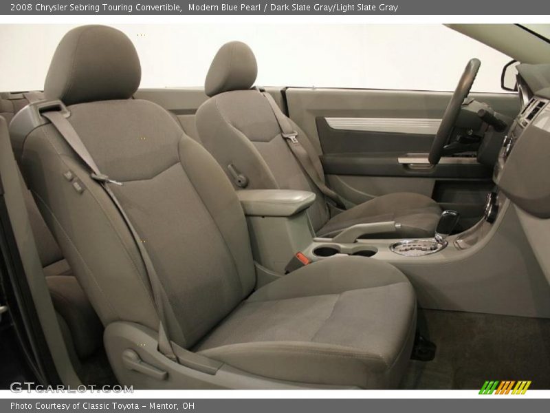 Modern Blue Pearl / Dark Slate Gray/Light Slate Gray 2008 Chrysler Sebring Touring Convertible