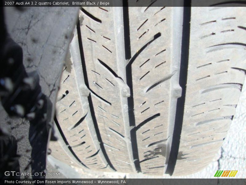 Brilliant Black / Beige 2007 Audi A4 3.2 quattro Cabriolet