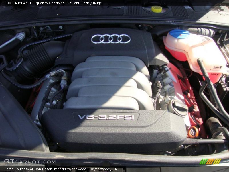 Brilliant Black / Beige 2007 Audi A4 3.2 quattro Cabriolet