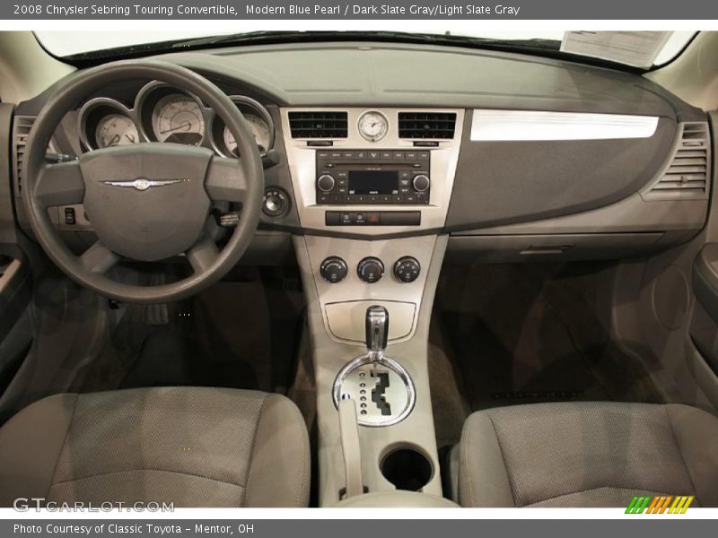 Modern Blue Pearl / Dark Slate Gray/Light Slate Gray 2008 Chrysler Sebring Touring Convertible