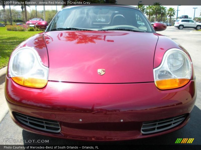 Arena Red Metallic / Graphite Grey 1998 Porsche Boxster