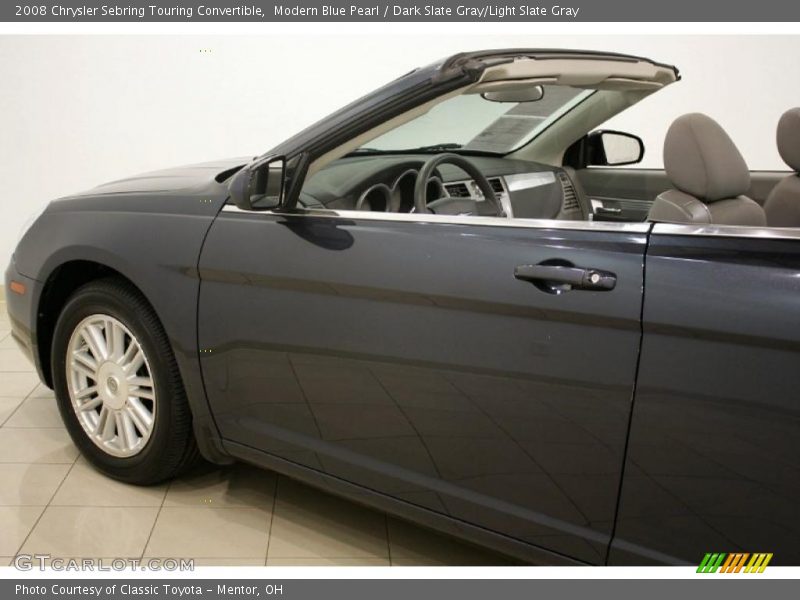 Modern Blue Pearl / Dark Slate Gray/Light Slate Gray 2008 Chrysler Sebring Touring Convertible