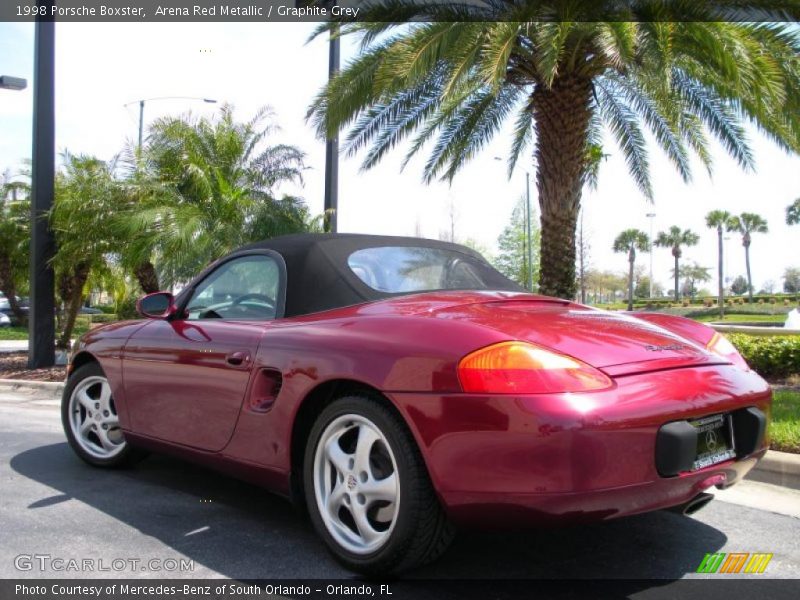 Arena Red Metallic / Graphite Grey 1998 Porsche Boxster