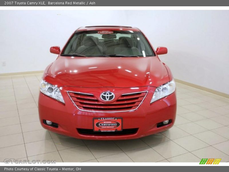 Barcelona Red Metallic / Ash 2007 Toyota Camry XLE