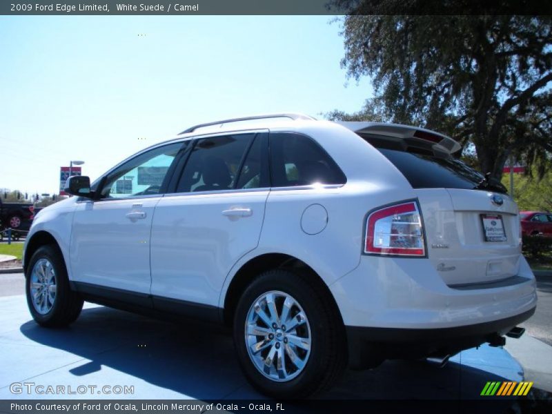 White Suede / Camel 2009 Ford Edge Limited