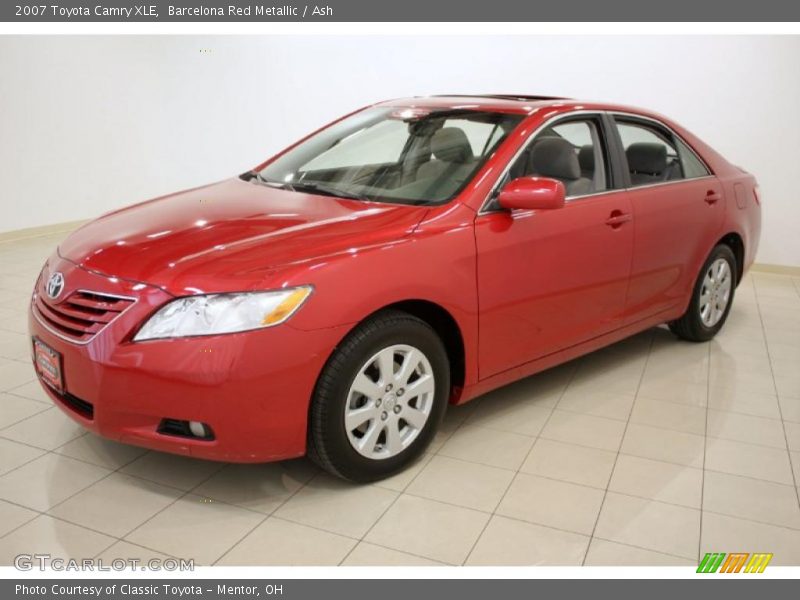 Barcelona Red Metallic / Ash 2007 Toyota Camry XLE