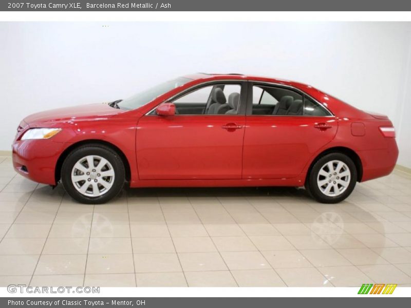 Barcelona Red Metallic / Ash 2007 Toyota Camry XLE