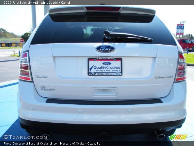 White Suede / Camel 2009 Ford Edge Limited