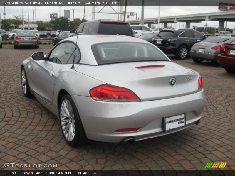 Titanium Silver Metallic / Black 2009 BMW Z4 sDrive35i Roadster