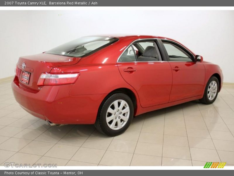 Barcelona Red Metallic / Ash 2007 Toyota Camry XLE