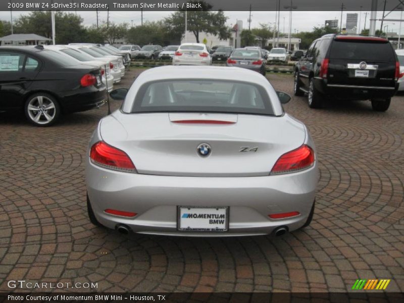 Titanium Silver Metallic / Black 2009 BMW Z4 sDrive35i Roadster