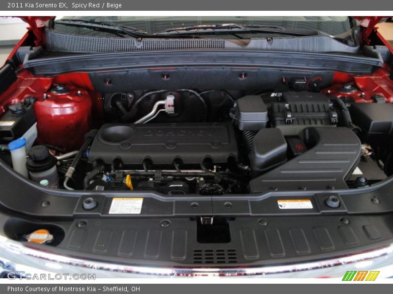 Spicy Red / Beige 2011 Kia Sorento EX