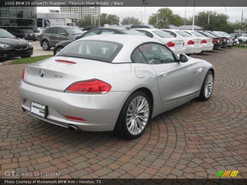 Titanium Silver Metallic / Black 2009 BMW Z4 sDrive35i Roadster