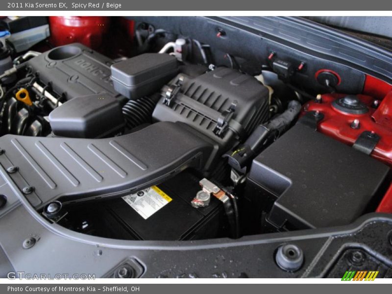 Spicy Red / Beige 2011 Kia Sorento EX
