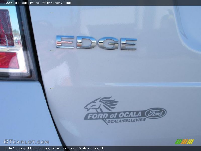 White Suede / Camel 2009 Ford Edge Limited