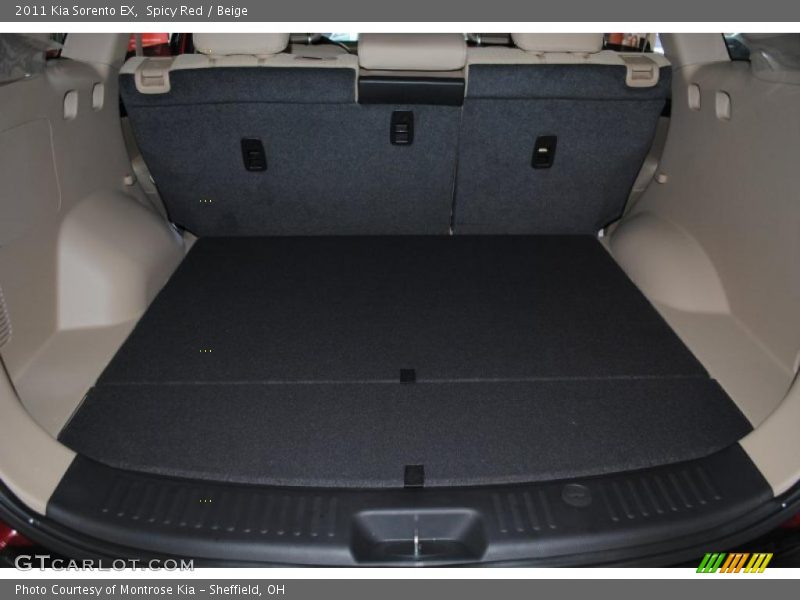 Spicy Red / Beige 2011 Kia Sorento EX