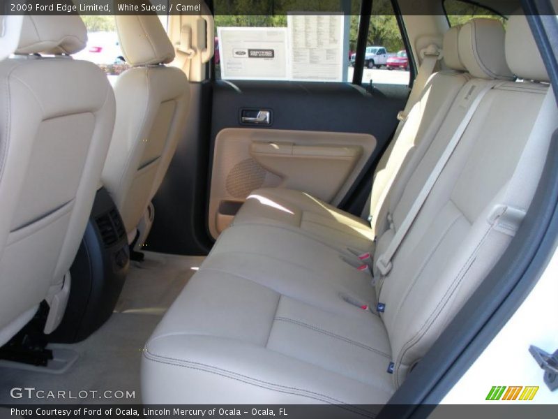 White Suede / Camel 2009 Ford Edge Limited