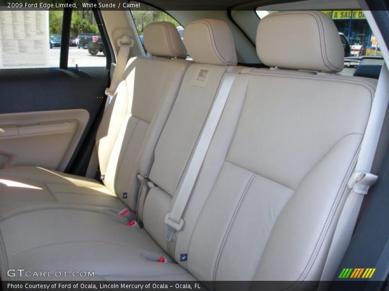 White Suede / Camel 2009 Ford Edge Limited