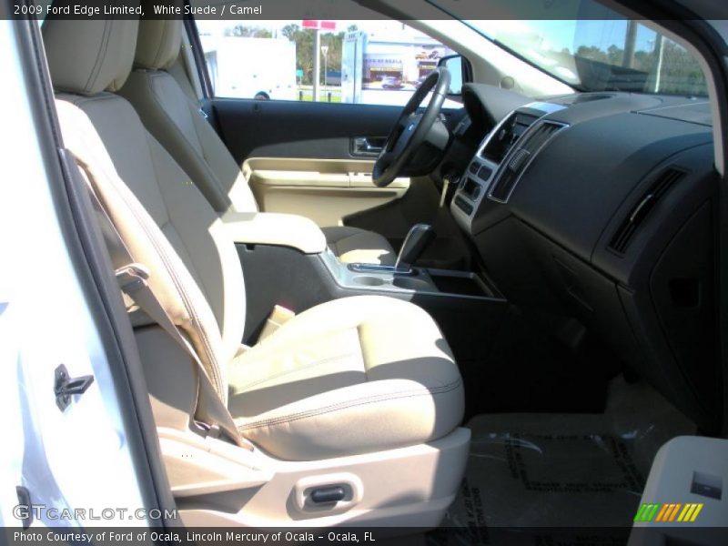 White Suede / Camel 2009 Ford Edge Limited