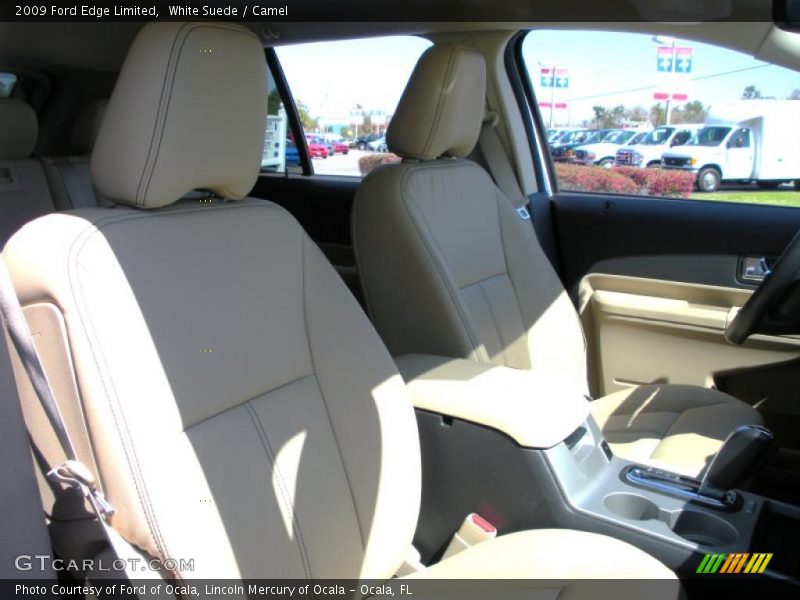 White Suede / Camel 2009 Ford Edge Limited