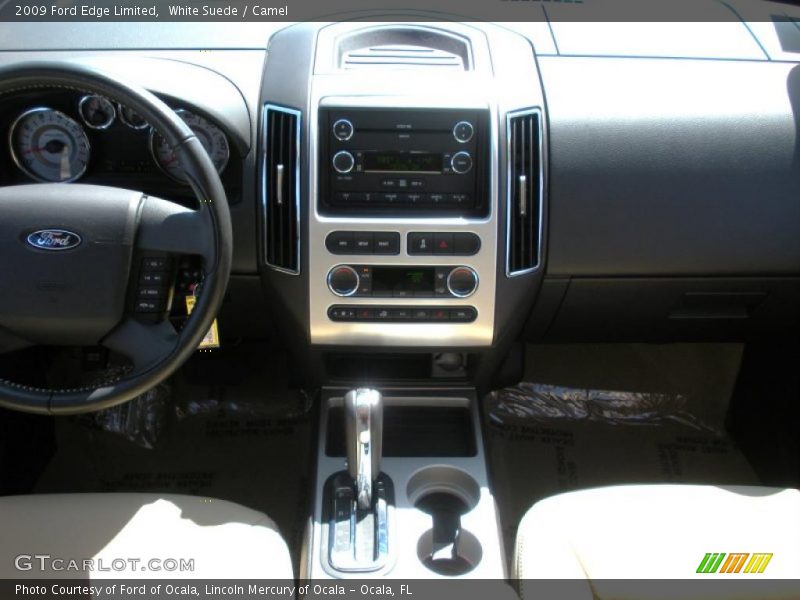 White Suede / Camel 2009 Ford Edge Limited