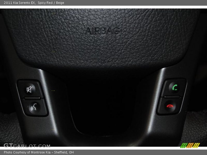 Spicy Red / Beige 2011 Kia Sorento EX