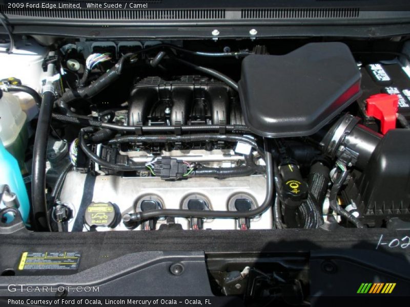 White Suede / Camel 2009 Ford Edge Limited